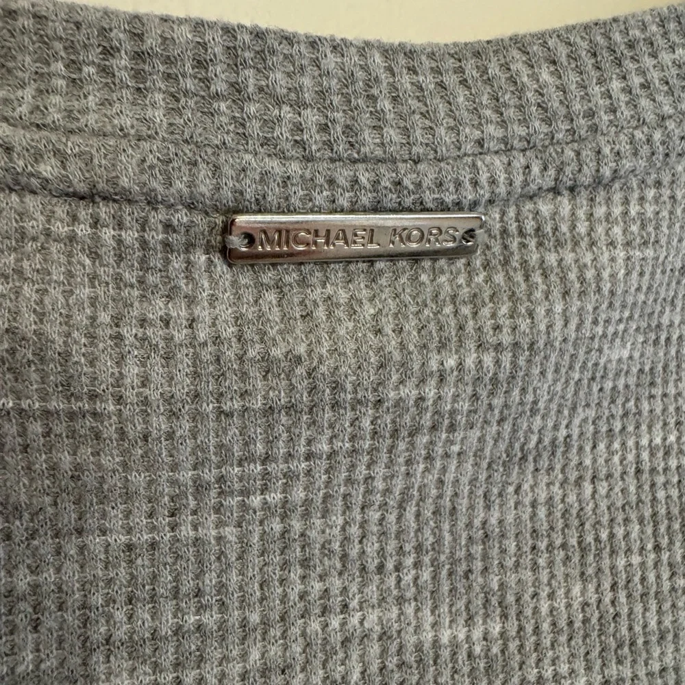 Michael Kors Light Gray Crew Neck Sweater - Picture 5 of 5